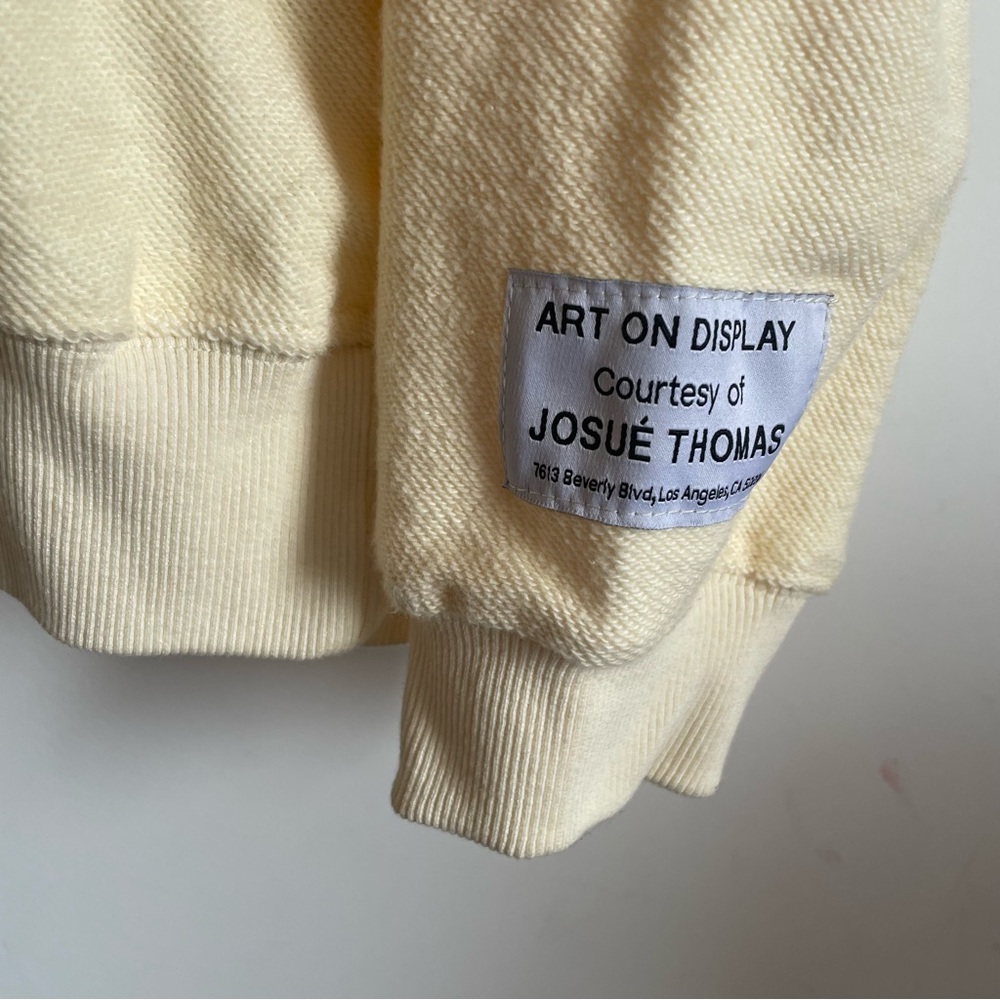 Gallery Dept x Lanvin French Logo Cream Knit Hoodie - Picture 5 of 9